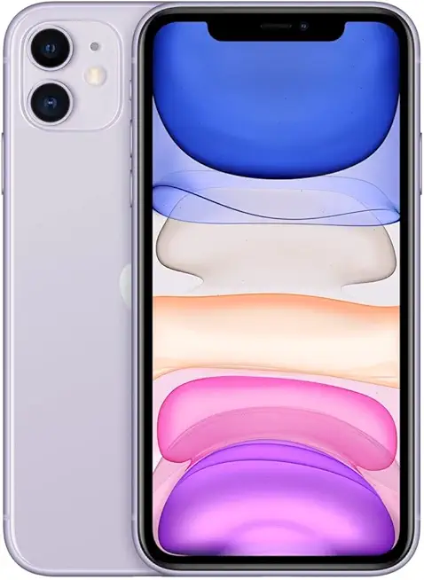 Apple iPhone 11, 64GB, Purple - Fully Unlocked (Renewed)